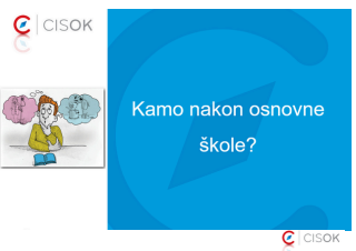 Obavijest o realizaciji predavanja “Kamo nakon osnovne škole”