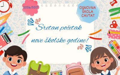 Obavijest o početku nastave za školsku godinu 2026./2027.
