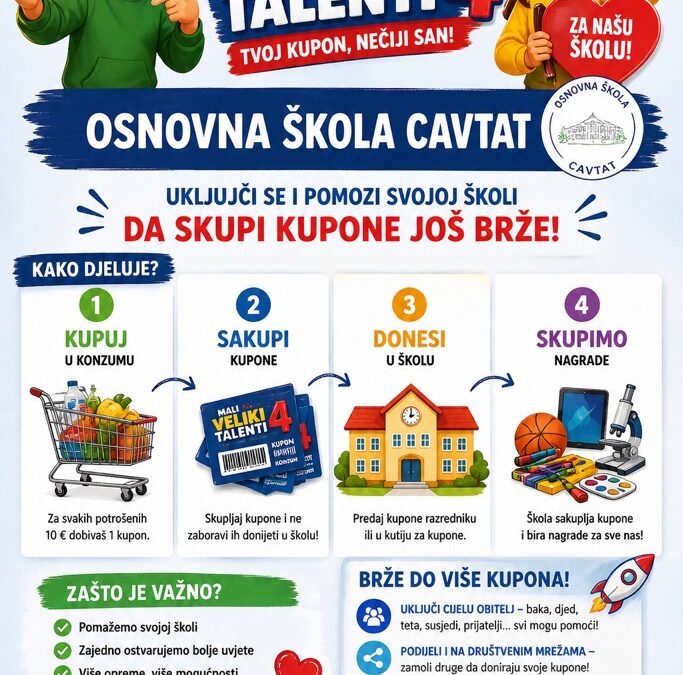 Mali veliki talenti 4 – podržite našu školu!